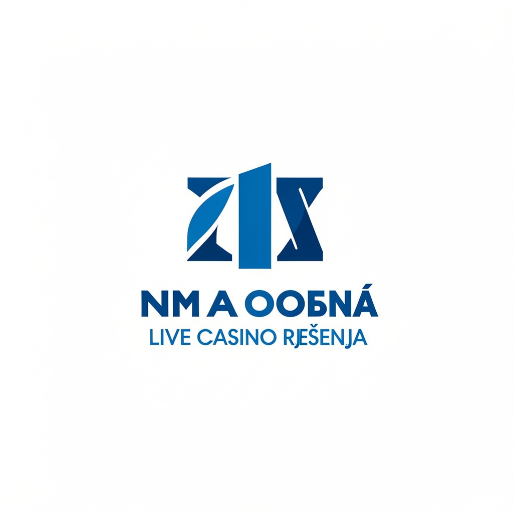 Originalni logo Evolution Gaming kompanije plave boje na bijeloj pozadini, vodeći razvijač live casino rješenja